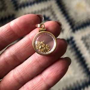 Gold Nugget Pendant